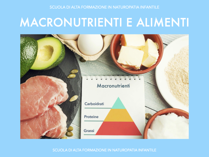 Macronutrienti e alimenti