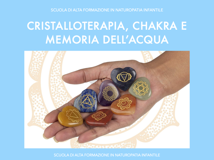 Cristalloterapia, chakra e memoria dell’acqua