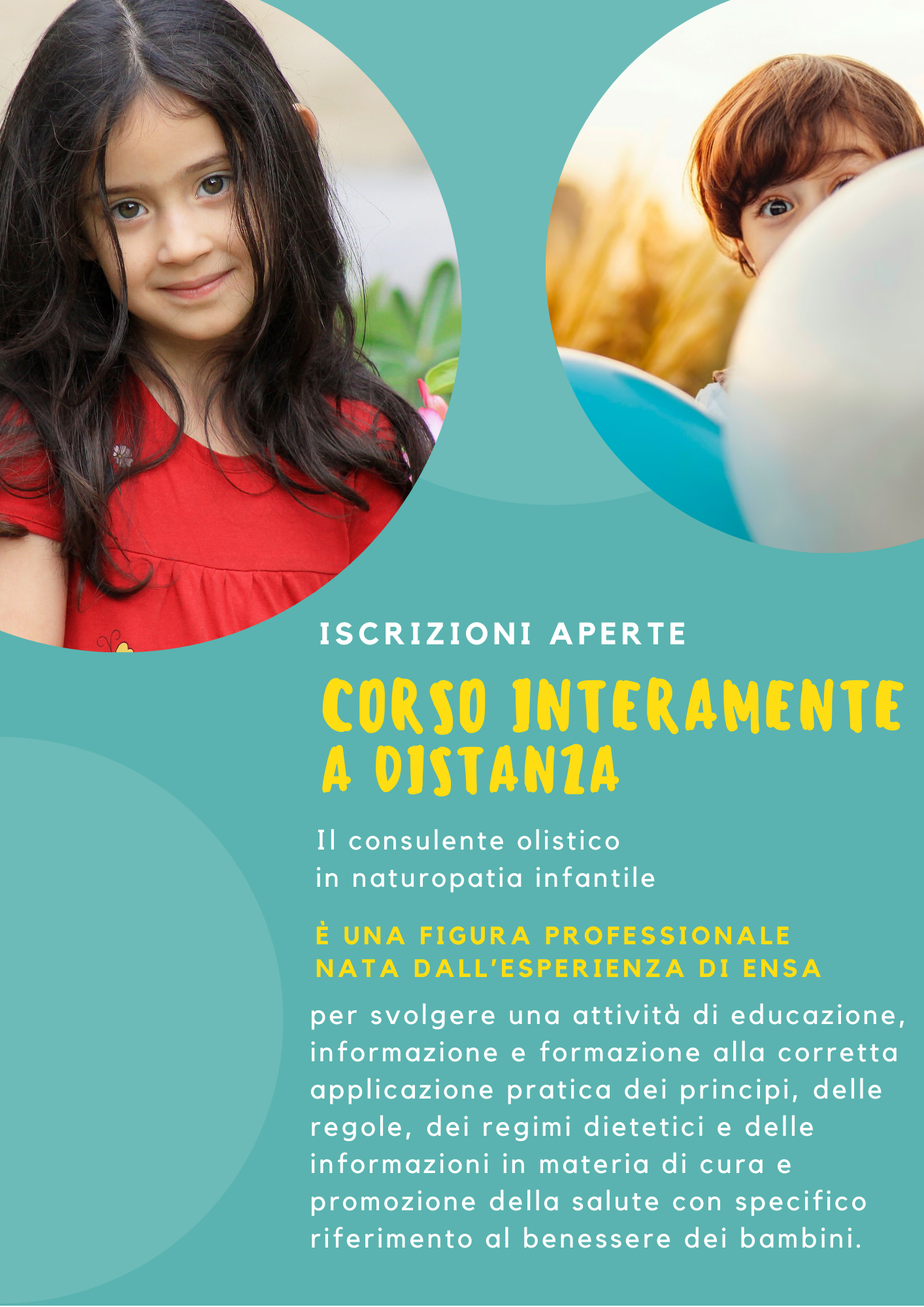 corso di naturopatia per bambini